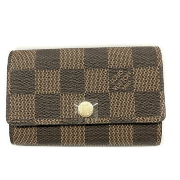 Louis Vuitton Multicle Key Case Damier Canvas Brown Business Un - Picture 1 of 6